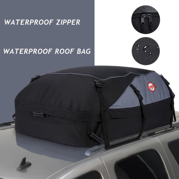 Car SUV Roof Top Cargo Rack Carrier Soft-Sided Luggage Easy Rack Travel Loading